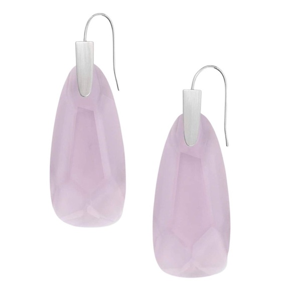 KENDRA SCOTT • Silver Maize Violet Earrings - Picture 1 of 3